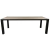 Tafel Cardona 220x100 cm Antraciet Bois le Duc