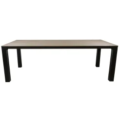 Tafel Cardona 220x100 cm Antraciet Bois le Duc