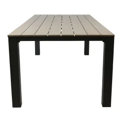 Tafel Cardona 220x100 cm Antraciet Bois le Duc