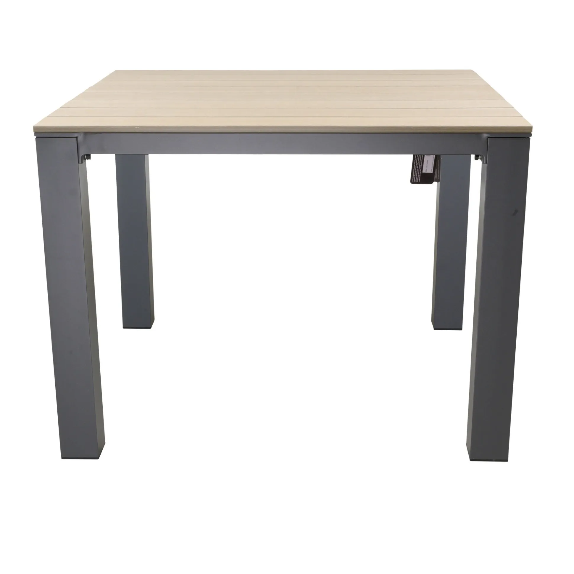 Tafel Cardona 100x100 cm Antraciet Bois le Duc