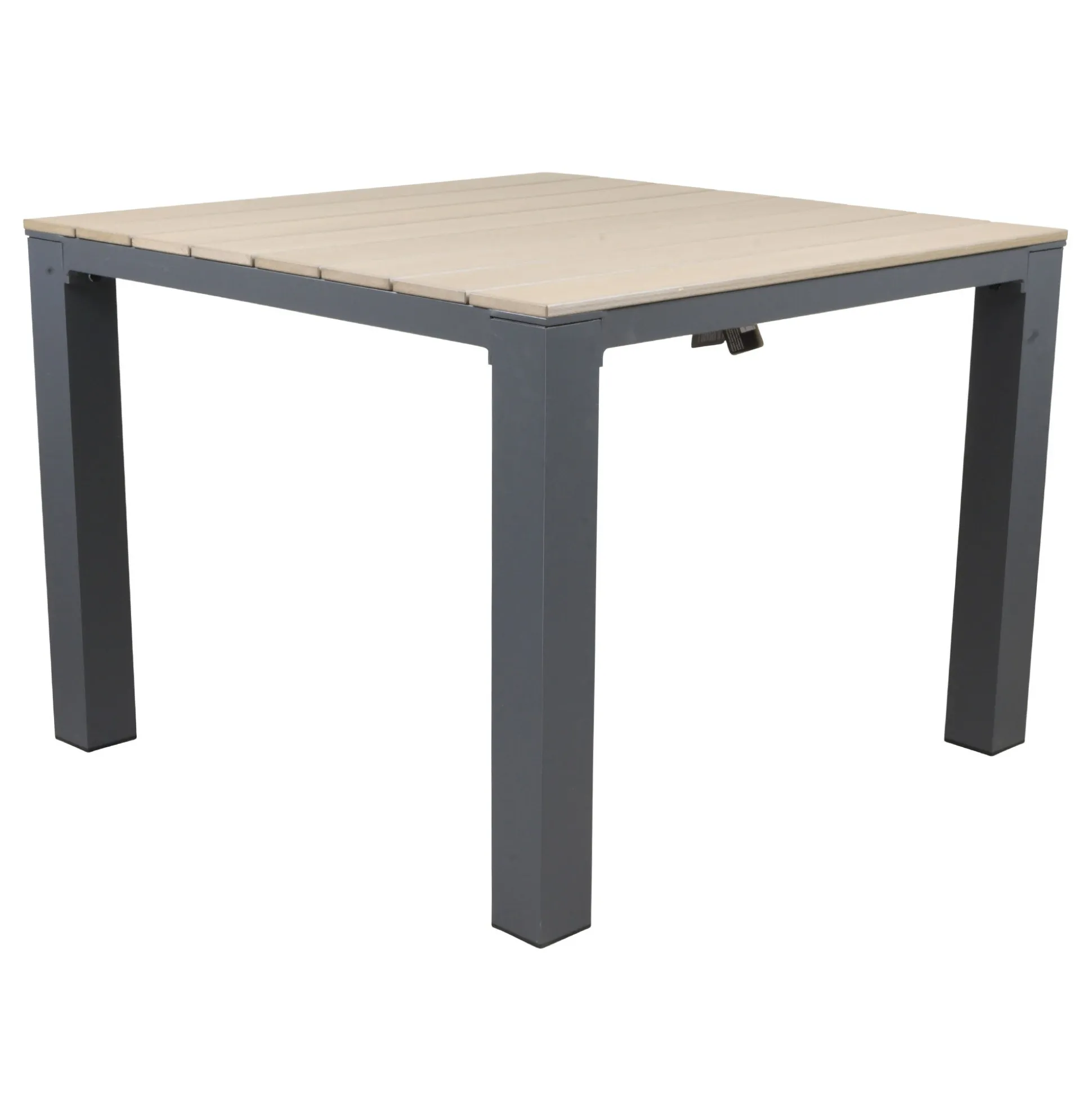 Tafel Cardona 100x100 cm Antraciet Bois le Duc