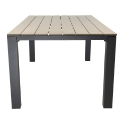 Tafel Cardona 180x100 cm Antraciet Bois le Duc