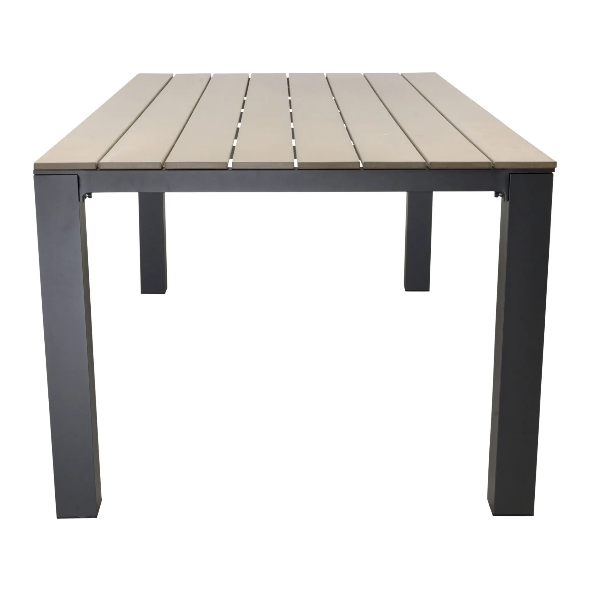 Tafel Cardona 180x100 cm Antraciet Bois le Duc