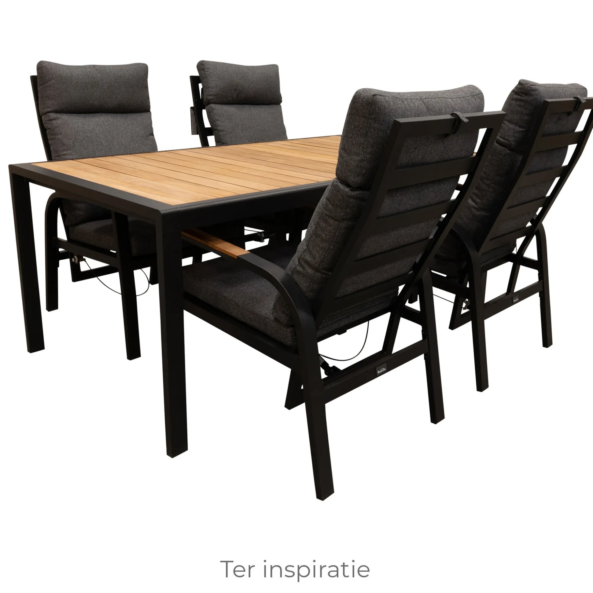 Tafel Hinxton 180x100cm zwart