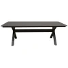 Tafel Mancino 220x90cm antraciet
