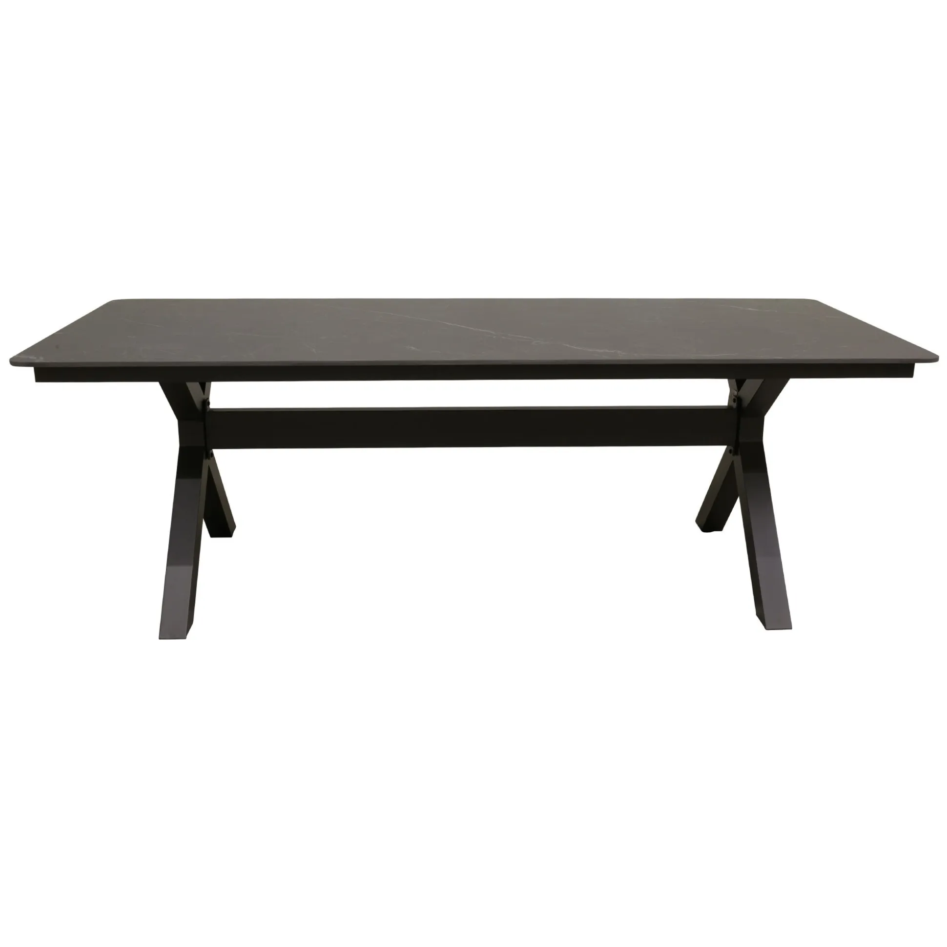 Tafel Mancino 220x90cm antraciet