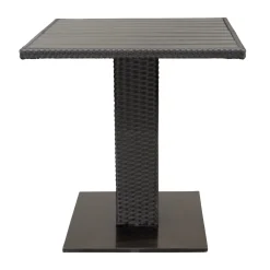 Tafel Perera 68x68cm zwart