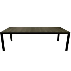Tafel Poggio 205x100 cm Antraciet Bois le Duc