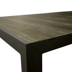 Tafel Poggio 205x100 cm Antraciet Bois le Duc