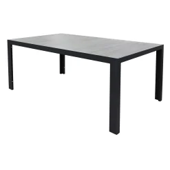 Tafel Poggio 105x100 cm Antraciet Bois le Duc