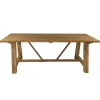 Tafel Shefford 220x100 cm Rustic Black Bois le Duc