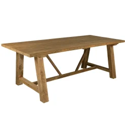 Tafel Shefford 220x100 cm Rustic Black Bois le Duc