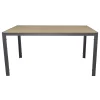 Tafel Spoleto 150x90 cm Antraciet Bois le Duc