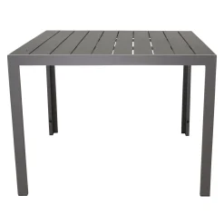Tafel Spoleto 90x90 cm Antraciet Bois le Duc