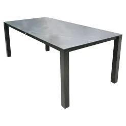 Tafel Versilia 200x100 cm Zwart Bois le Duc