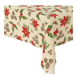 Tafelkleed 180 x 140 cm rood wit