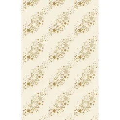 Tafelkleed dunicel 138 x 220 cm Holiday Star Cream