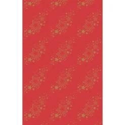 Tafelkleed dunicel 138 x 220 cm Holiday Star Red