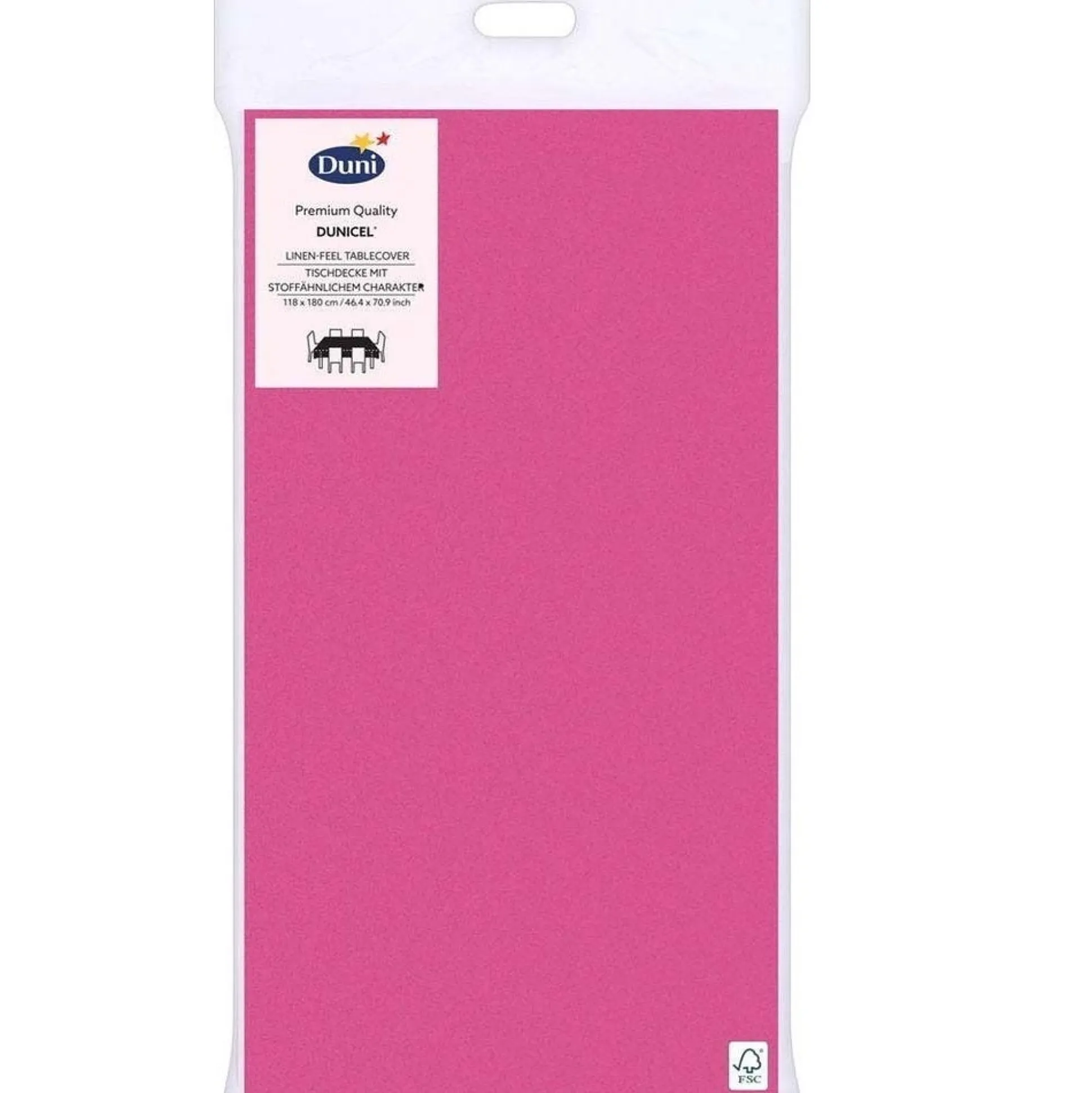 Tafelkleed Dunicel 118 x 180 cm Fuchsia