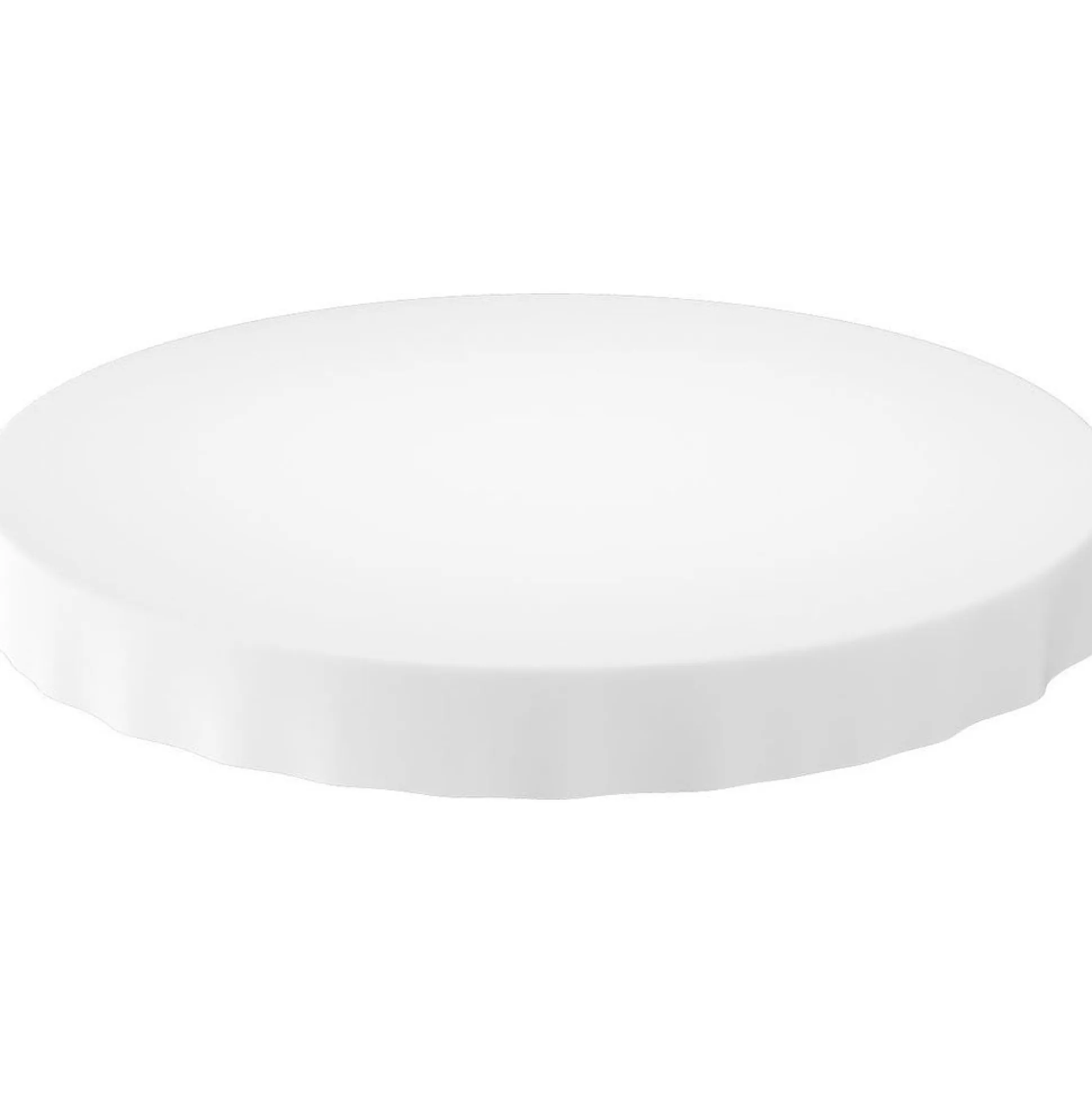 Tafelkleed Evolin rond 180 cm wit