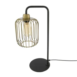 Tafellamp metaal 50 cm antique brass