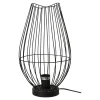 Tafellamp Thimory 43cm E27 zwart