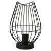 Tafellamp Thimory 30cm E27 zwart