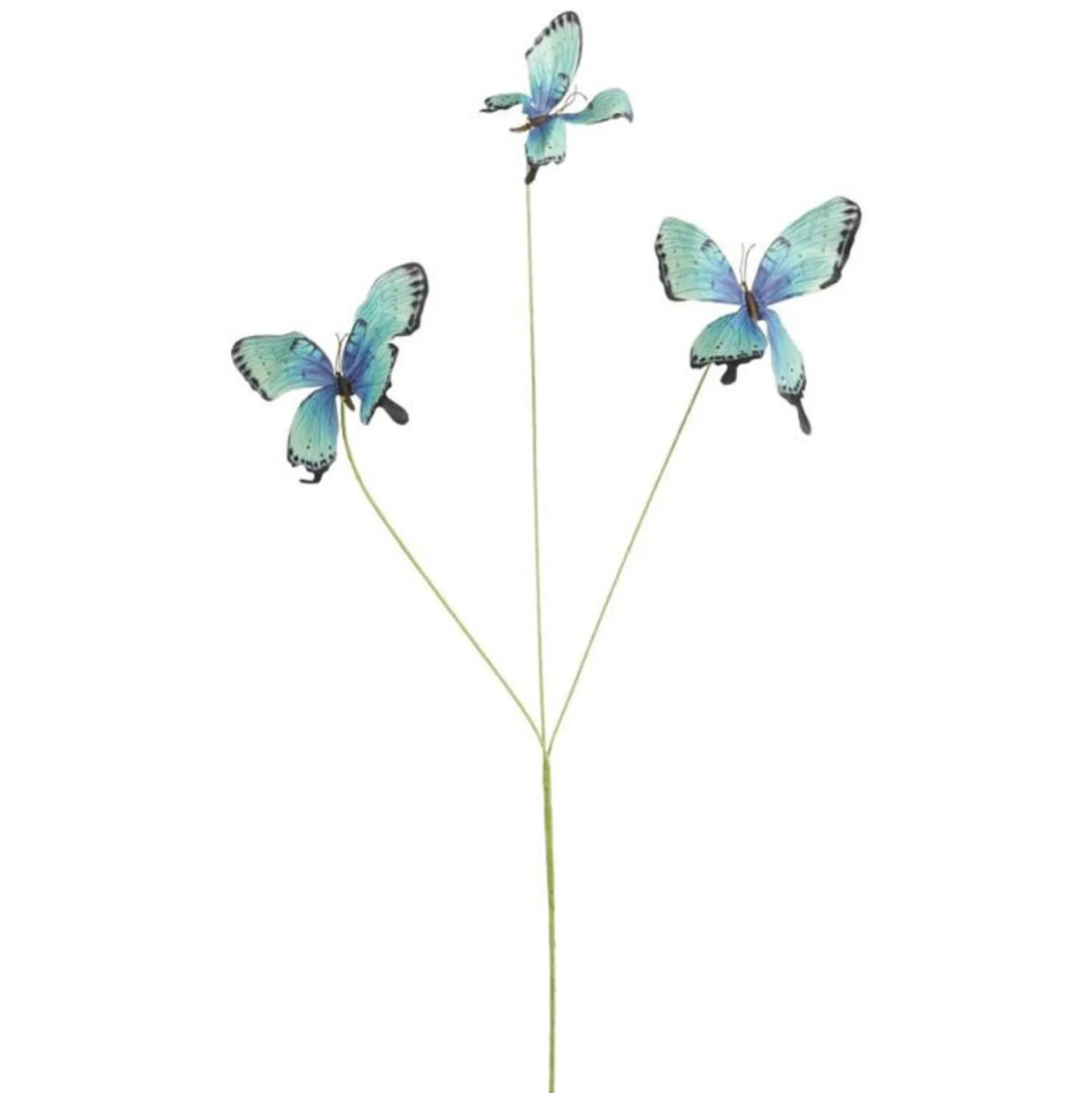 Tak vlinder blauw 75 cm