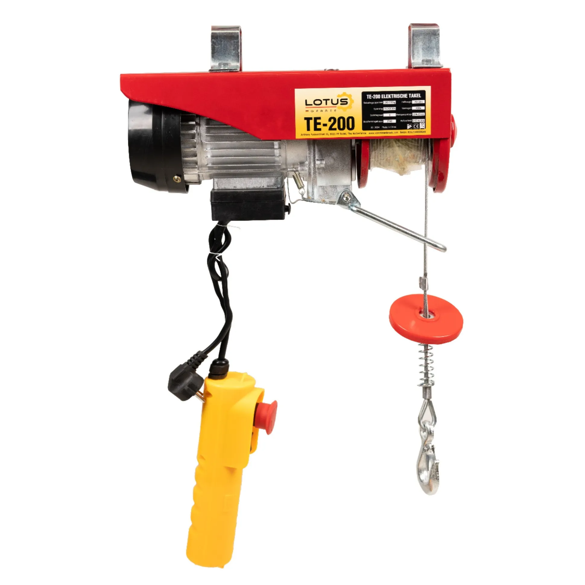Takel elektrisch TE-200 Lotus