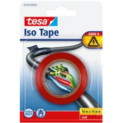 Tape elektrisch isolatie rood 10M