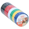 Tape isolatie 18mmx5m 8st assorti Black+Decker