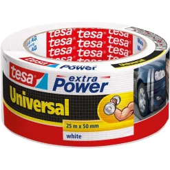 Tape Power uni 50mmx25M wit