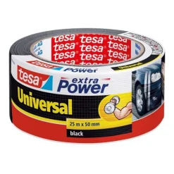 Tape Power uni 50mmx25M zwart