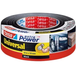 Tape Power uni 50mmx50M zwart