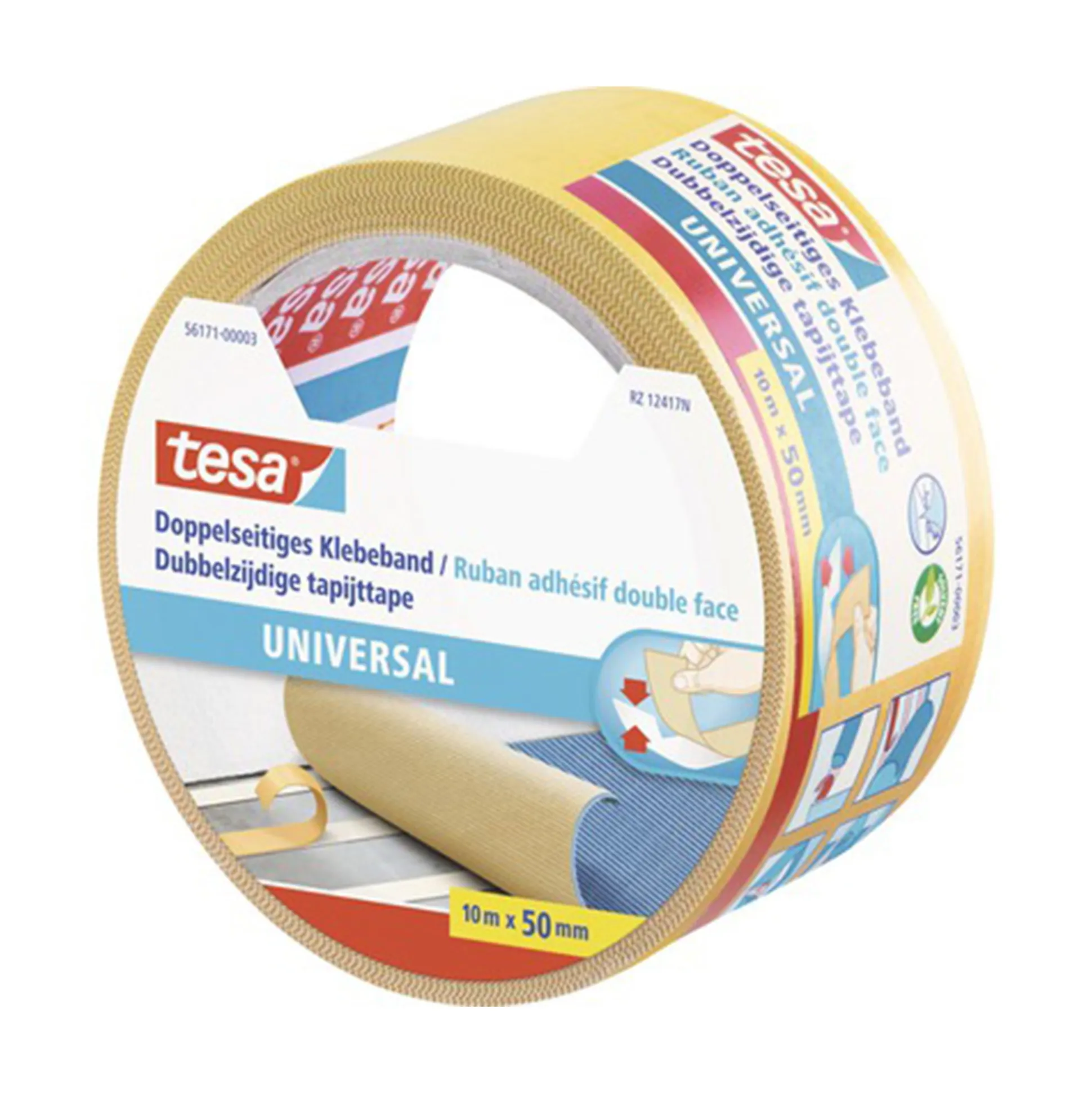 Tapijttape dubbelz uni 50mmx10M