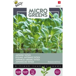 Tatsoi Microgreens Zaden Buzzy