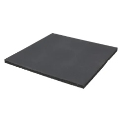 Tegel rubber 50x50x2.5cm antraciet