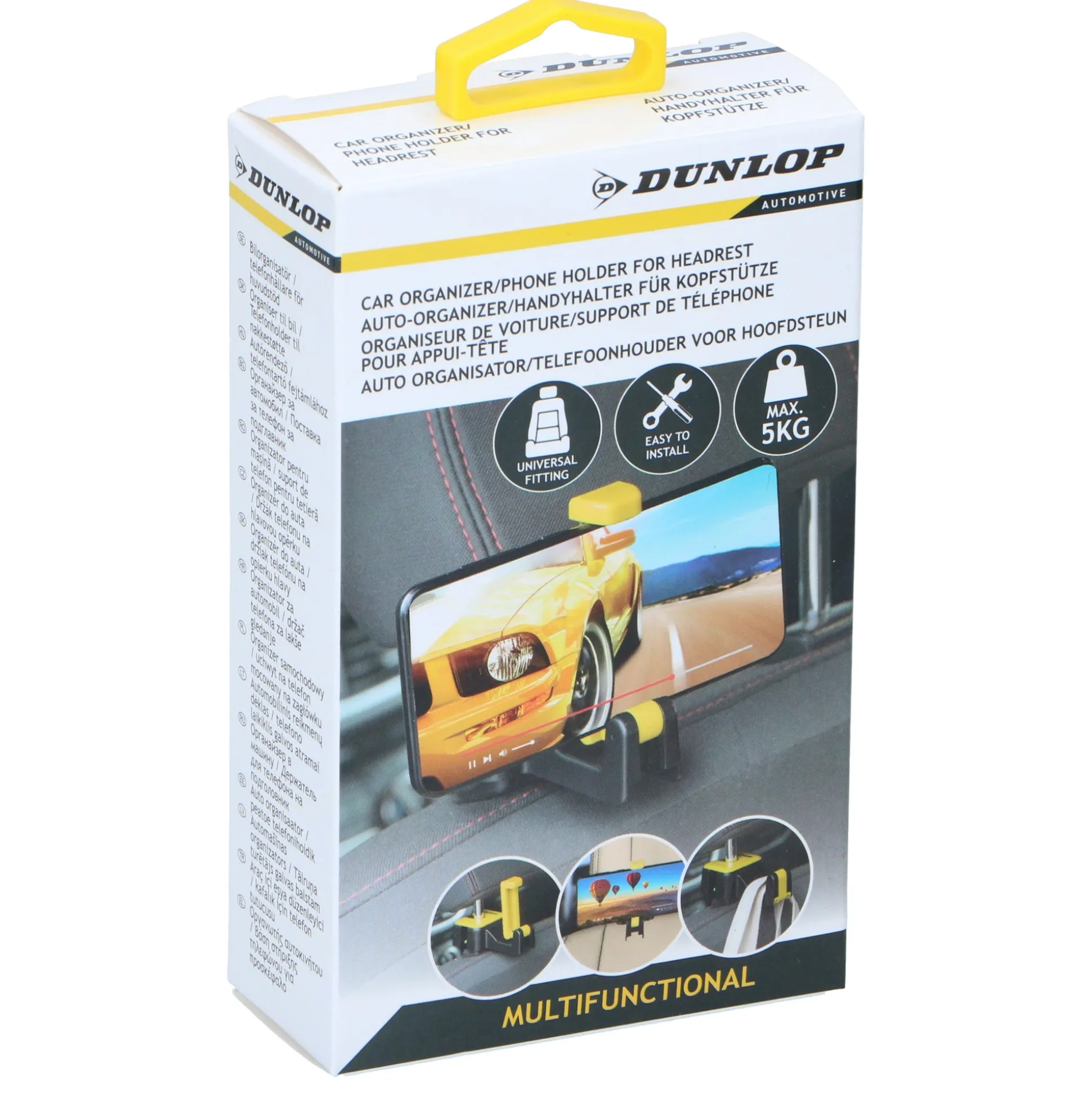 Telefoonhouder hoofdsteun Dunlop