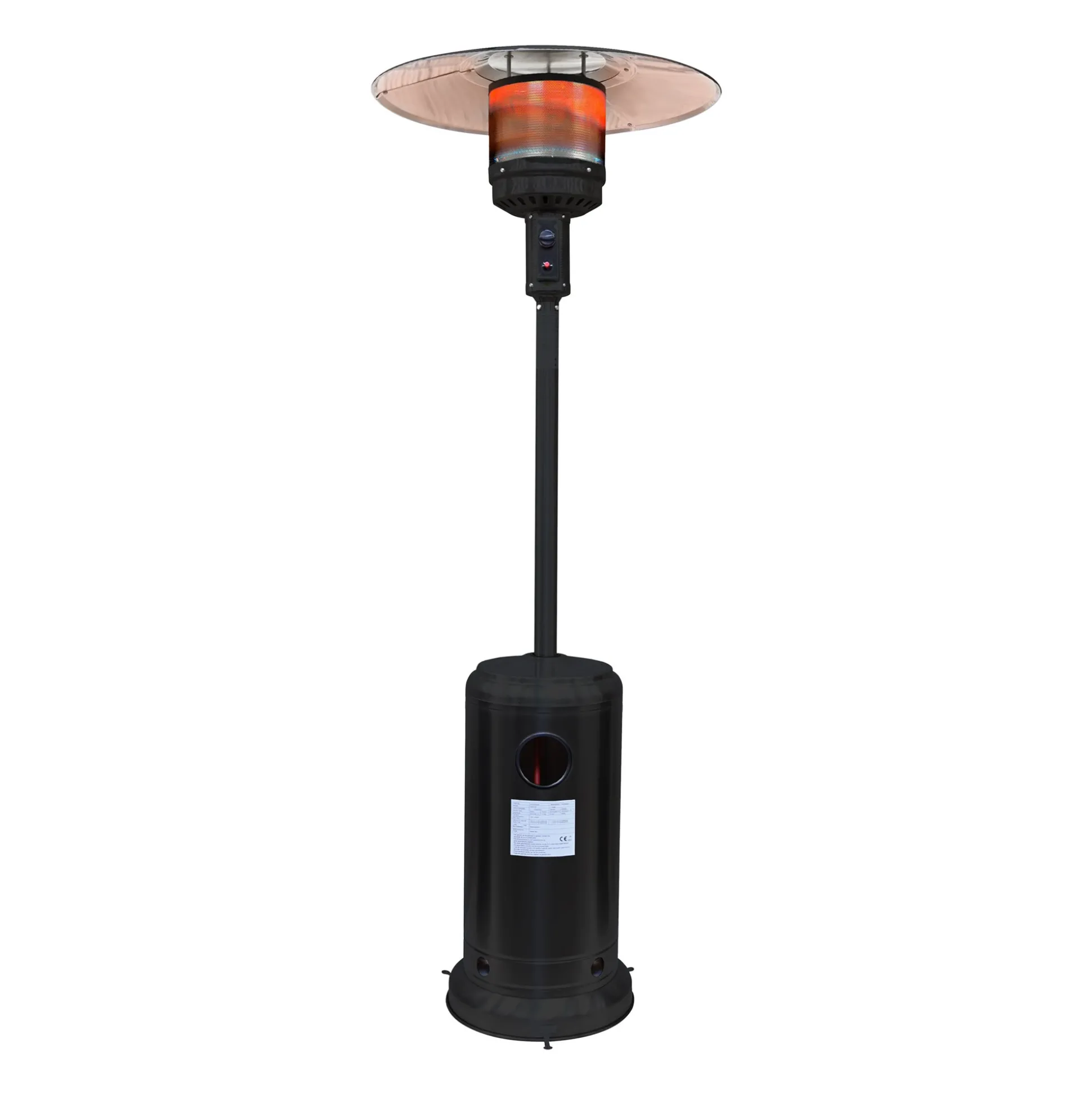 Terrasheater gas TH13 zwart Sun Heat