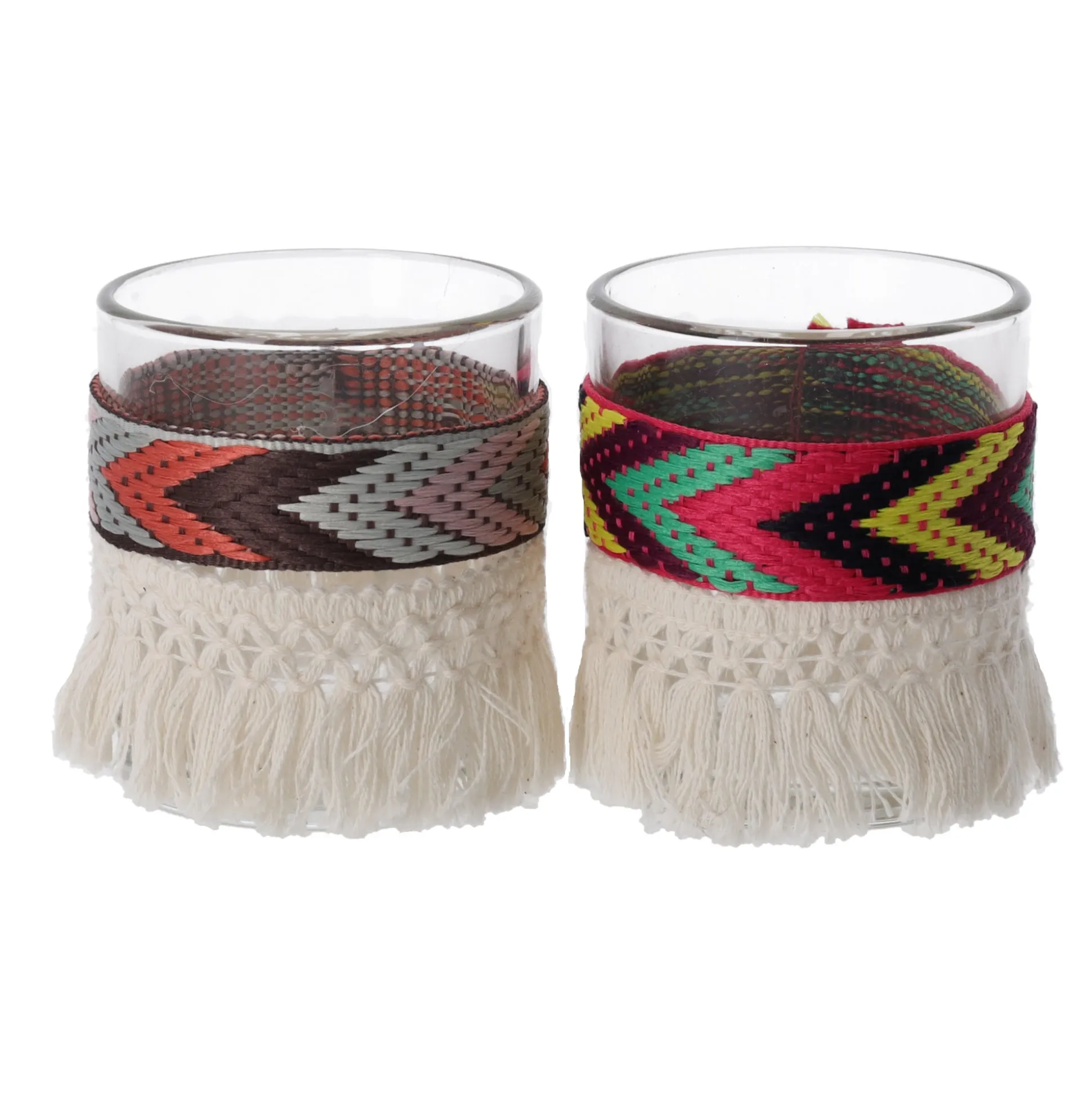 Theelichthouder glas 8 cm