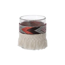 Theelichthouder glas 8 cm