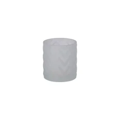 Theelichthouder glas 7 x 7 x 8 cm