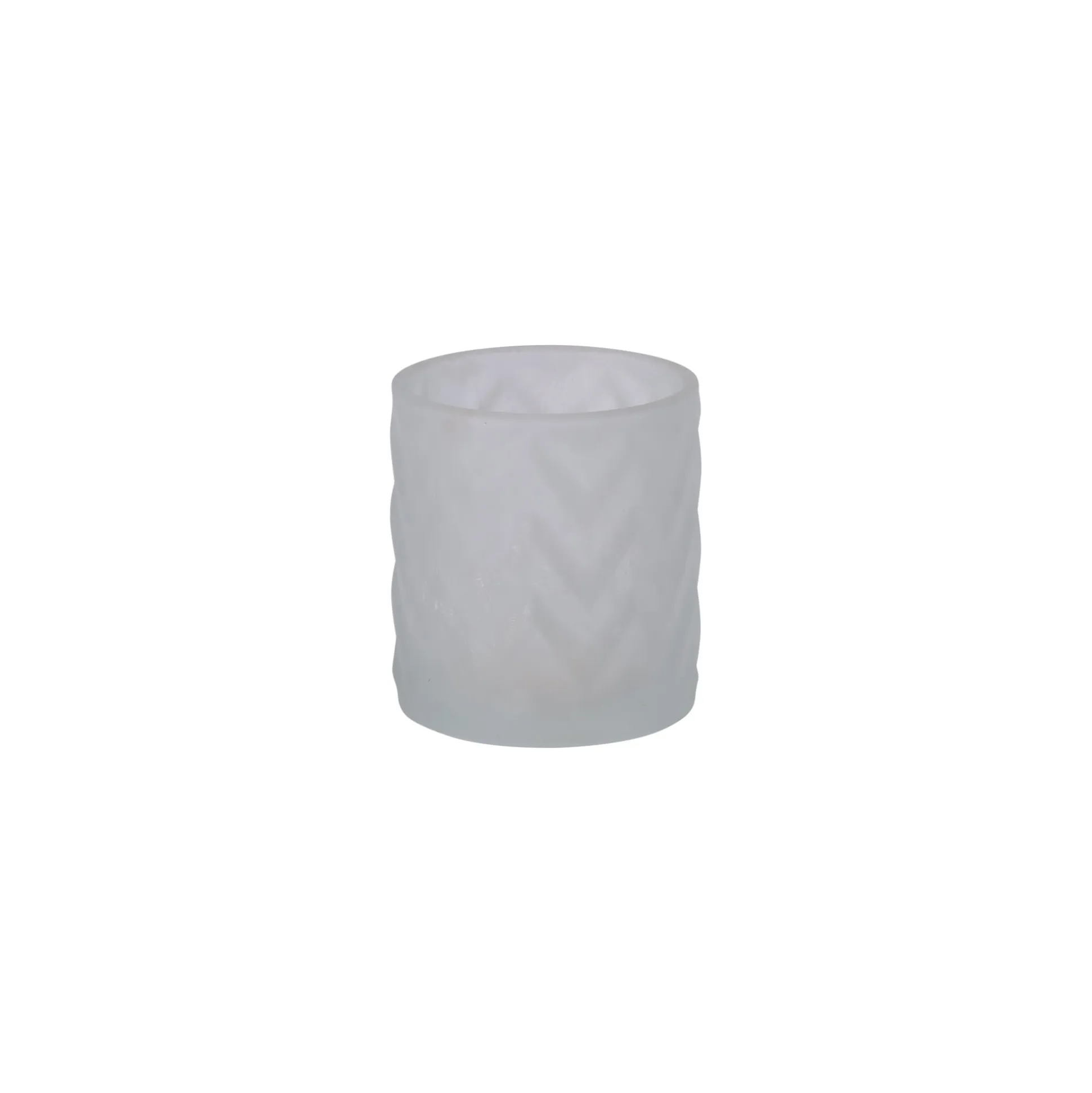 Theelichthouder glas 7 x 7 x 8 cm