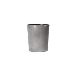 Theelichthouder glas rustiek 6 cm 4 assorti