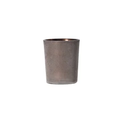 Theelichthouder glas rustiek 6 cm 4 assorti