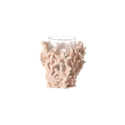 Theelichthouder koraal 8 cm