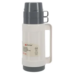 Thermoskan + 2 kopjes 1L Alpina