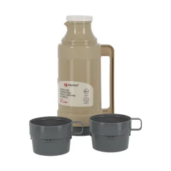 Thermoskan + 2 kopjes 1L Alpina
