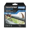 Tochtstrip E-rubber 6 meter wit