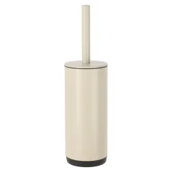 Toiletborstel met houder soft close beige